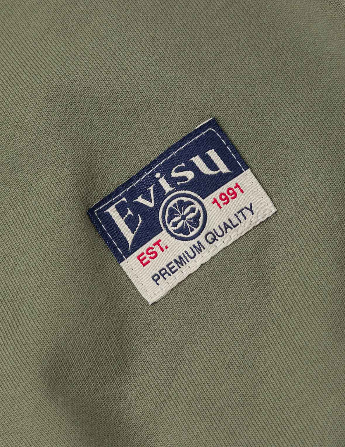 達摩和商標寬版休閒衛衣