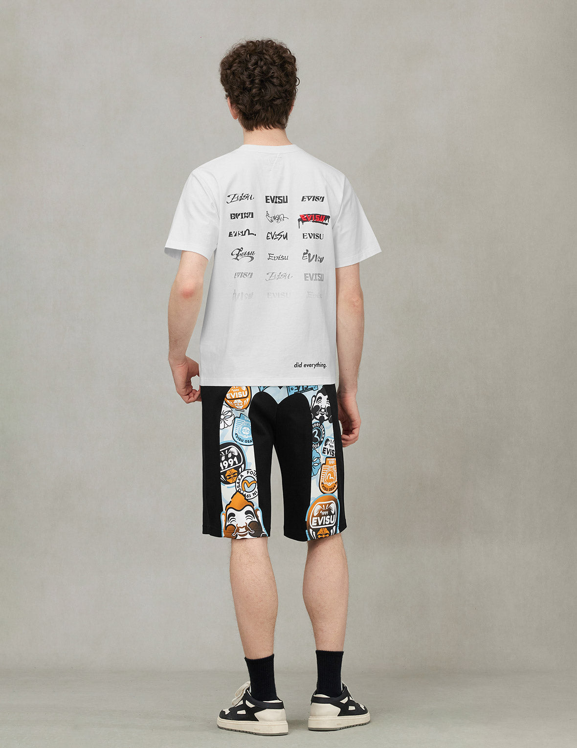 Logo and Slogan Print Regular Fit T-shirt