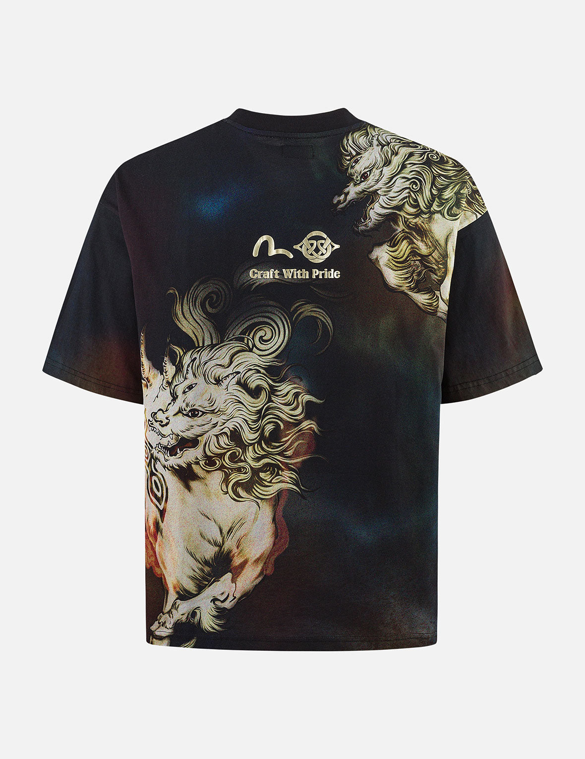Hakutaku Print Loose Fit T-Shirt