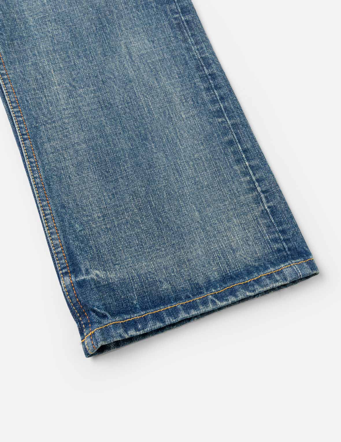 Seagull Print Distressed Jeans #2020