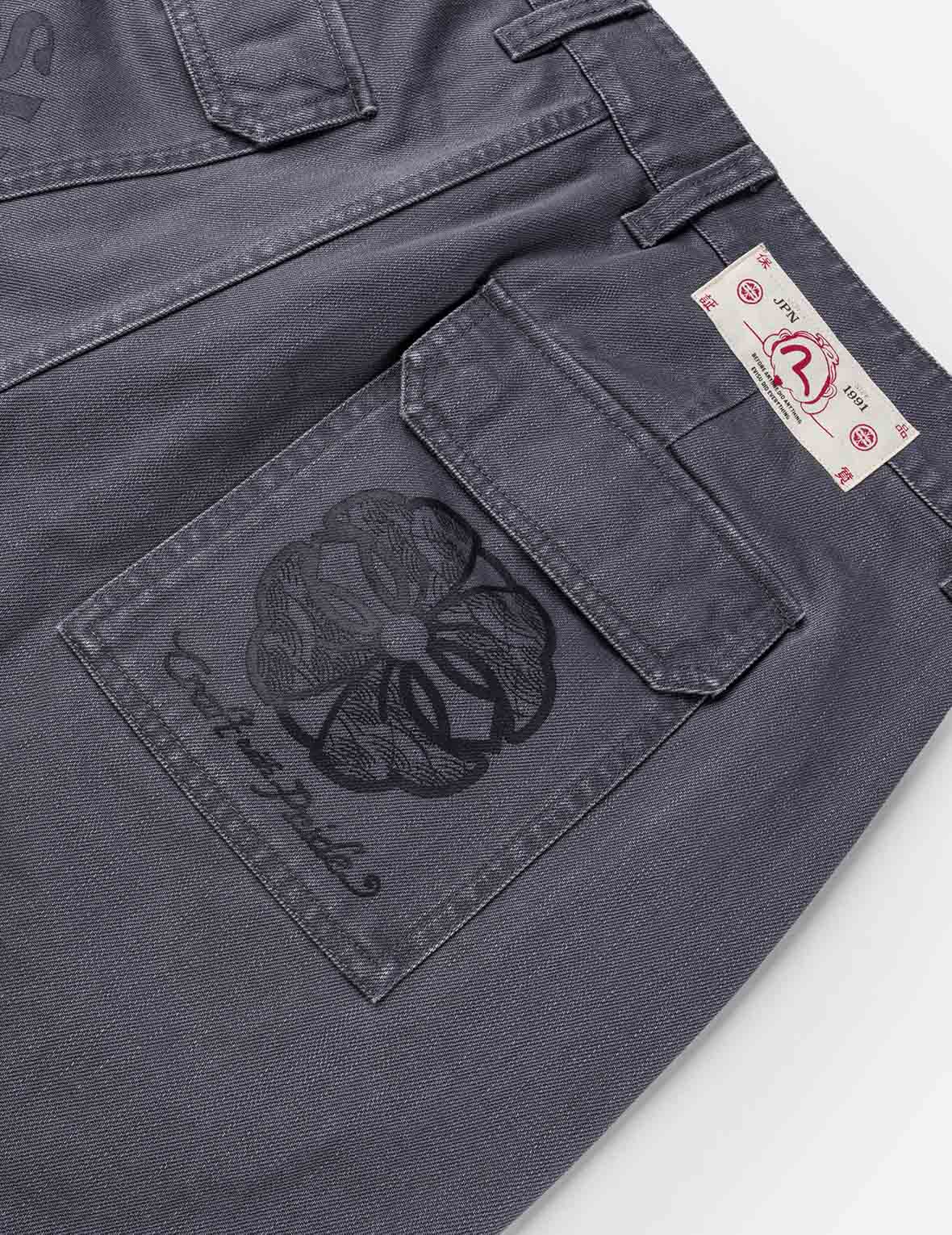 Back Flap Pockets Relax Fit Pants