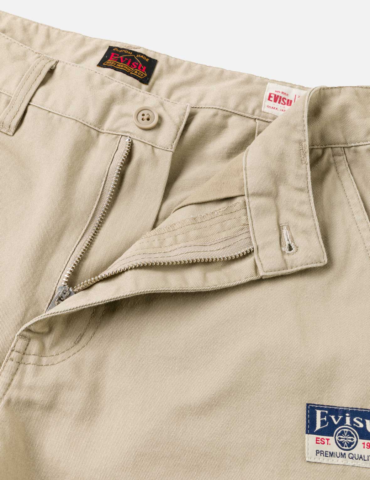 Seagull Print Pocket Shorts