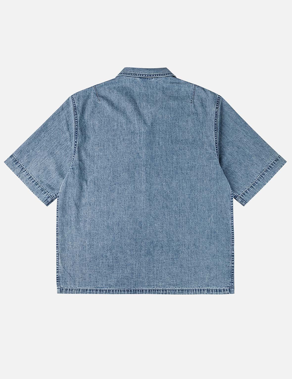 Dual Pocket Boxy Denim Shirt
