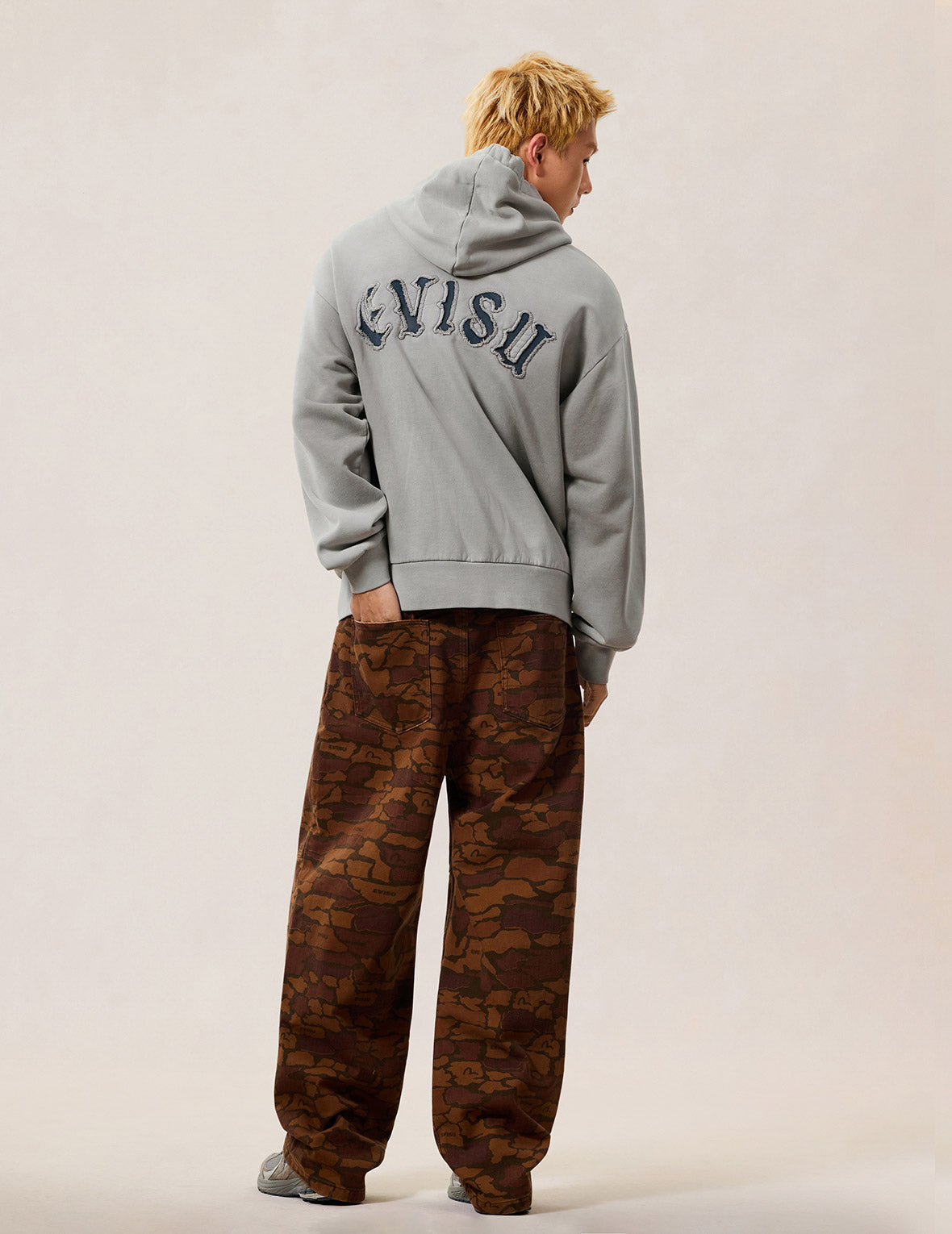 Scorpio Graphic Logo Patchwork Hoodie