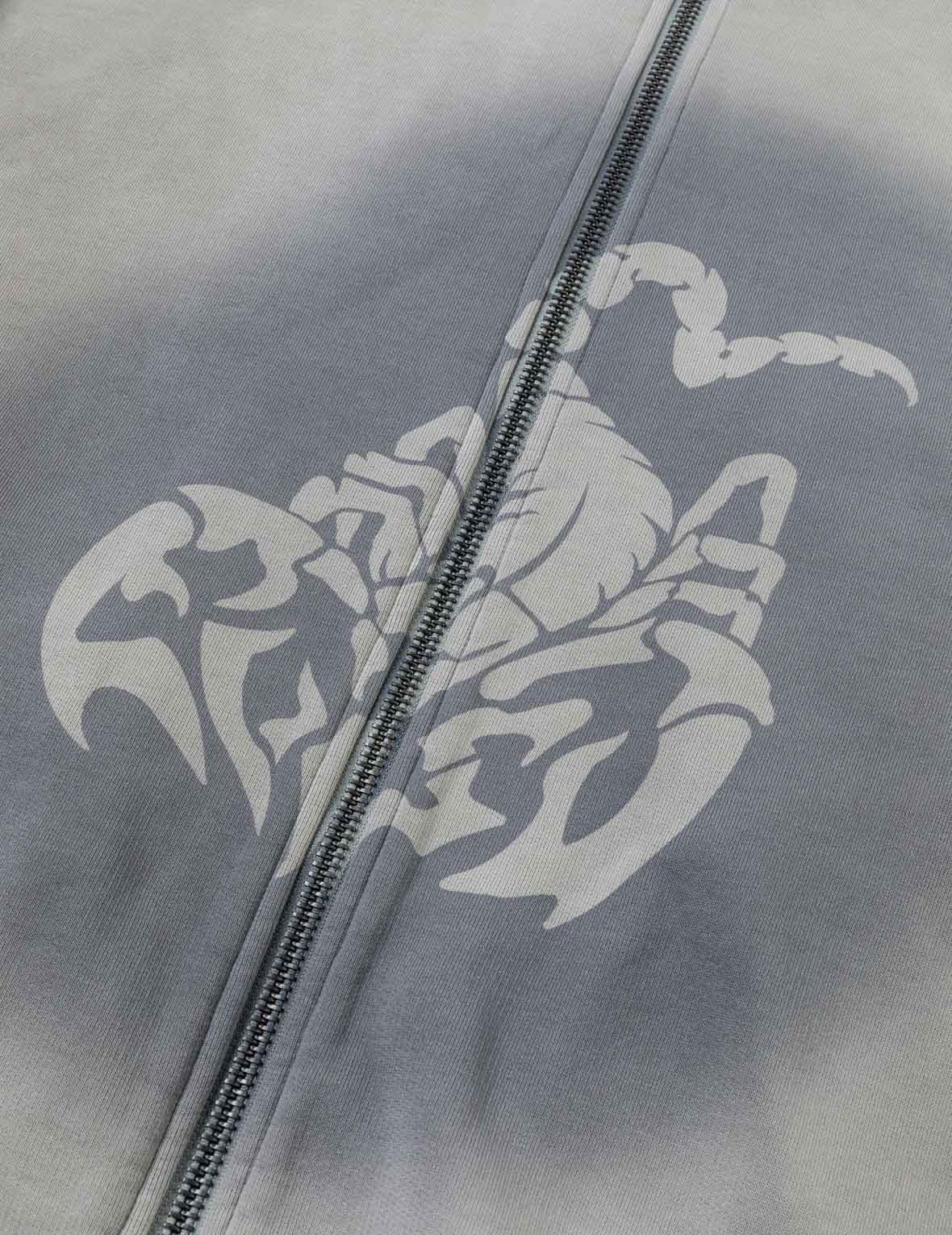 Scorpio Graphic Logo Patchwork Hoodie