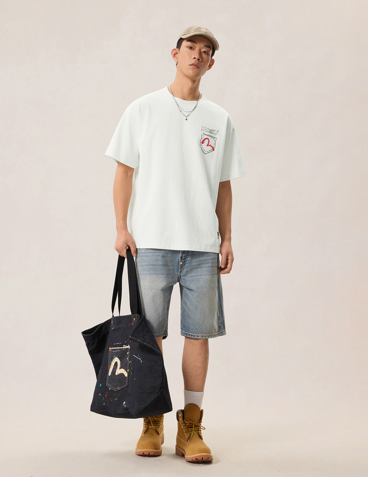 手繪招財貓T恤