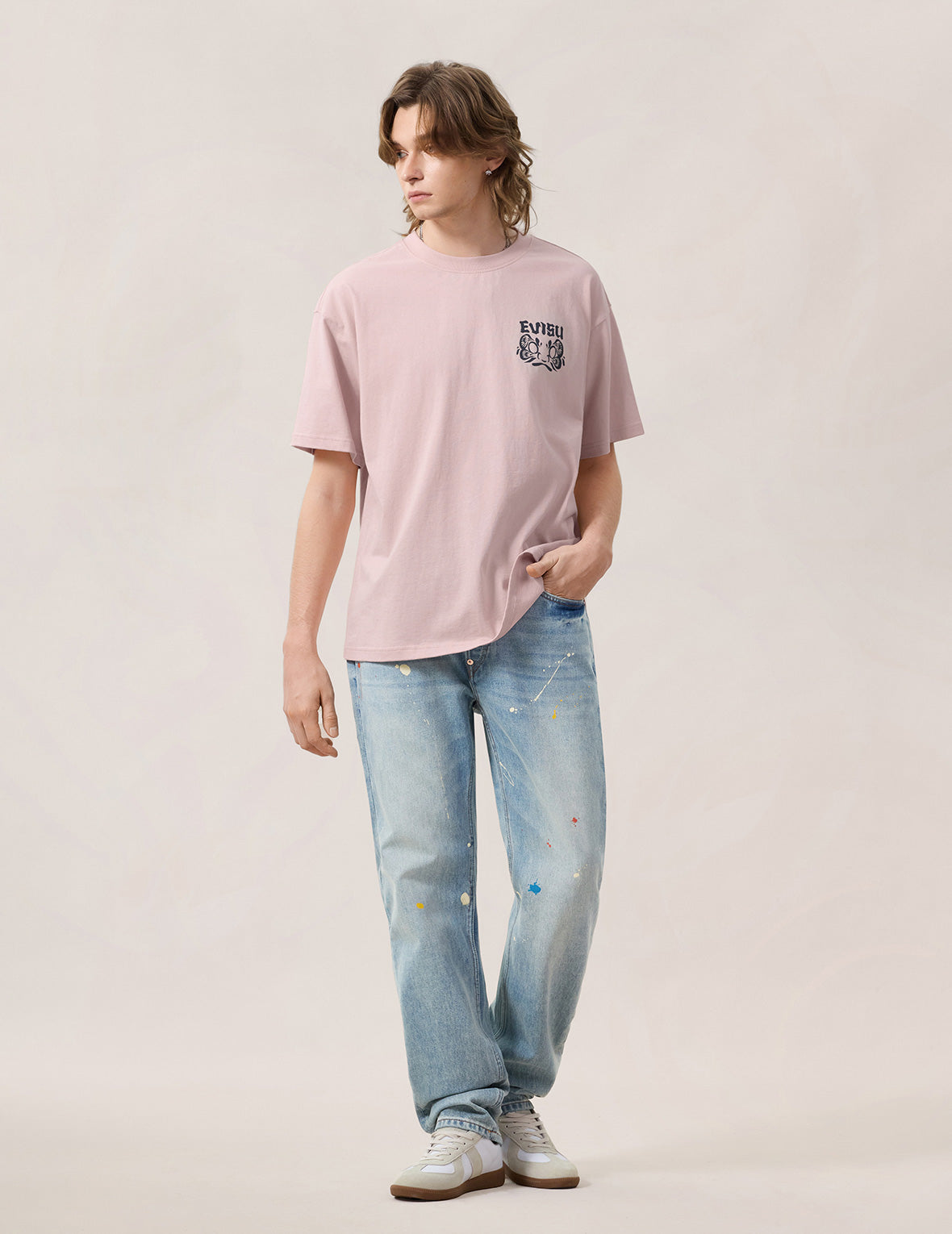 EVISU logo and Daruma T-shirt