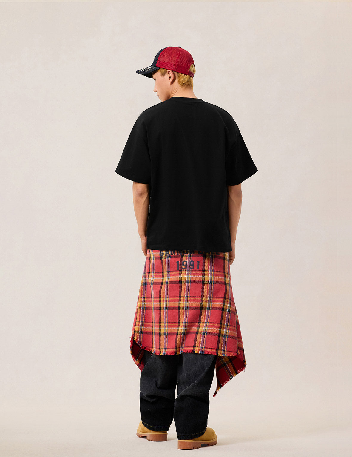 Poker Aces and Flocked Star T-shirt - Black