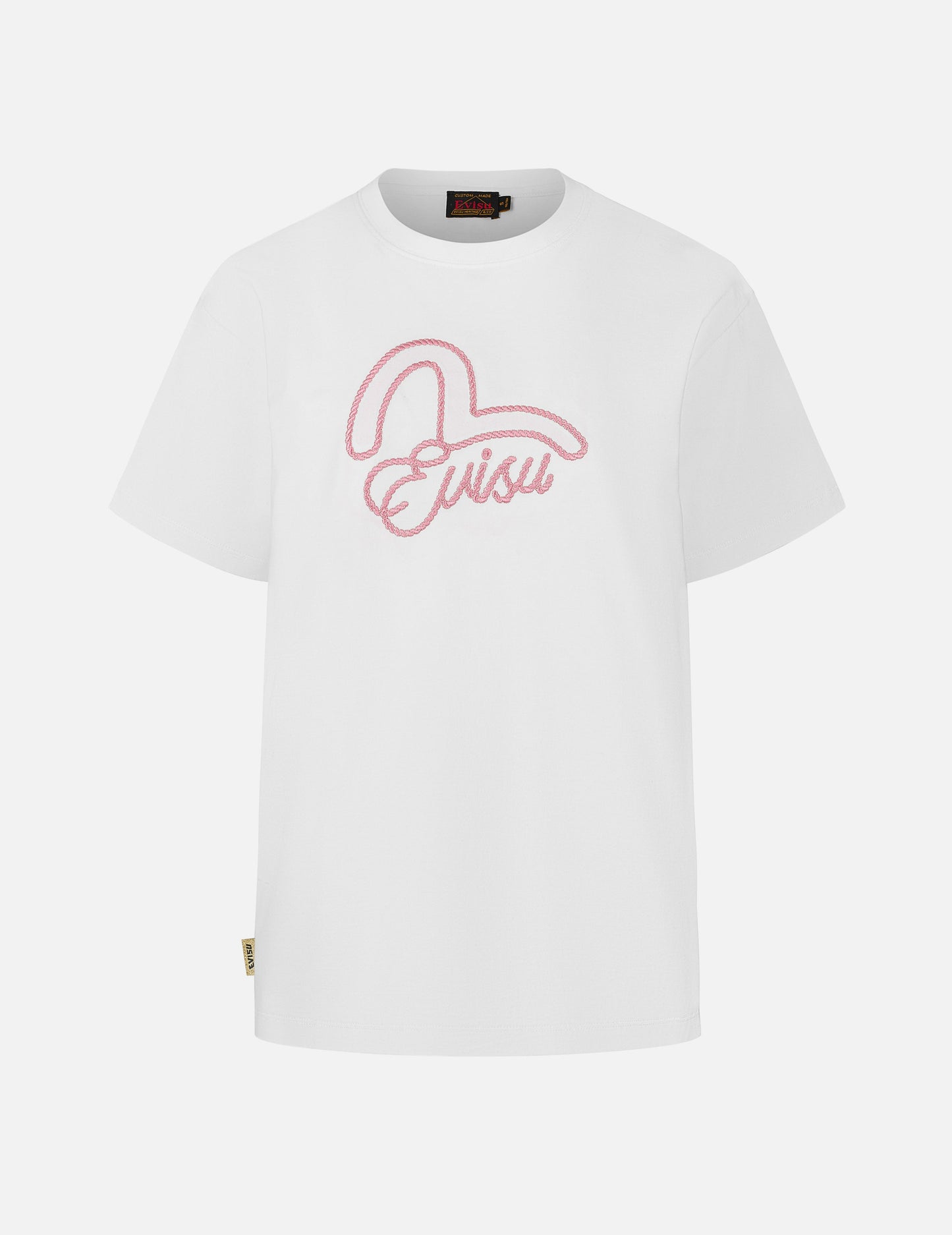 Seagull Print and Twisted Rope Logo Embroidery Boyfriend T-Shirt