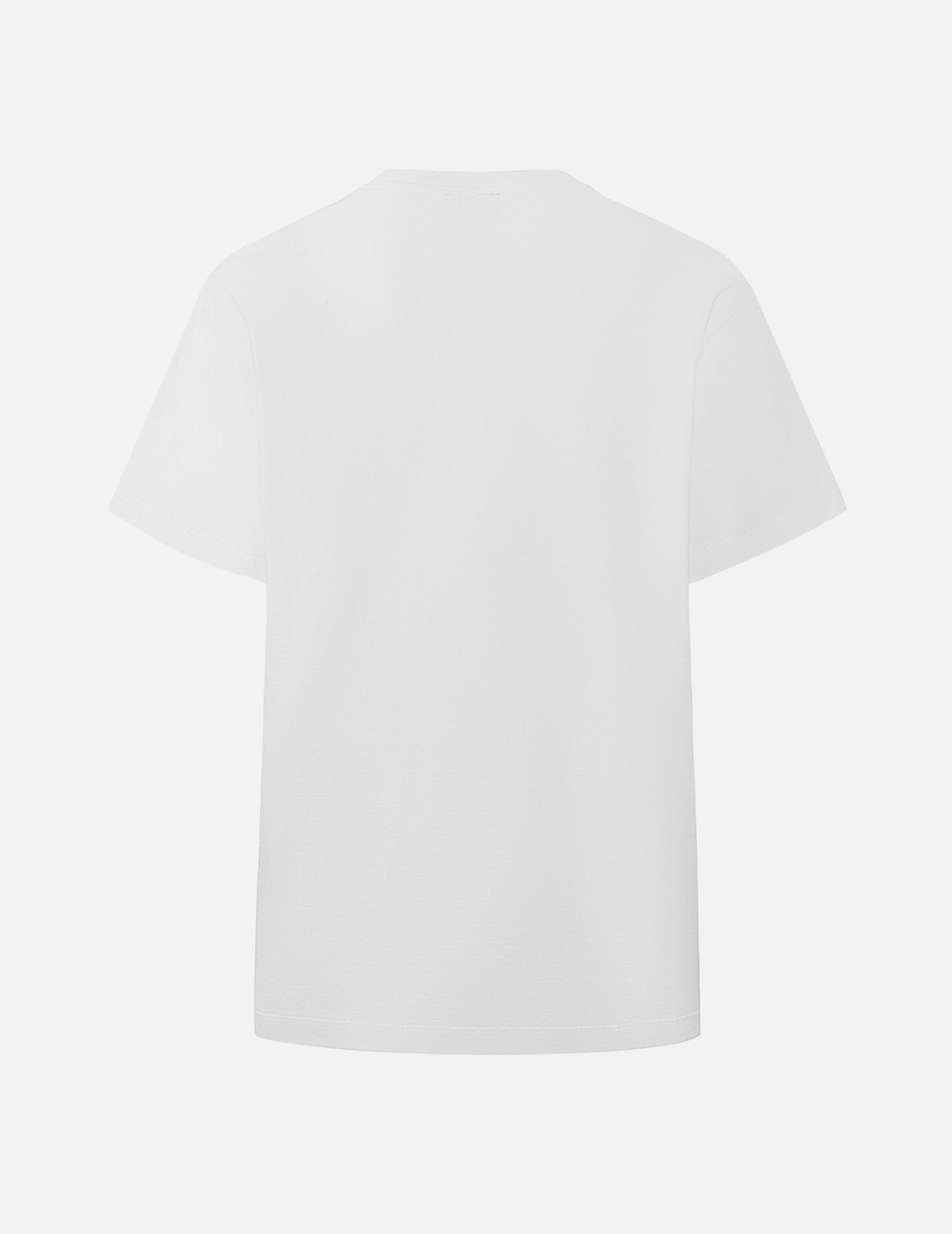 Seagull Print and Twisted Rope Logo Embroidery Boyfriend T-Shirt