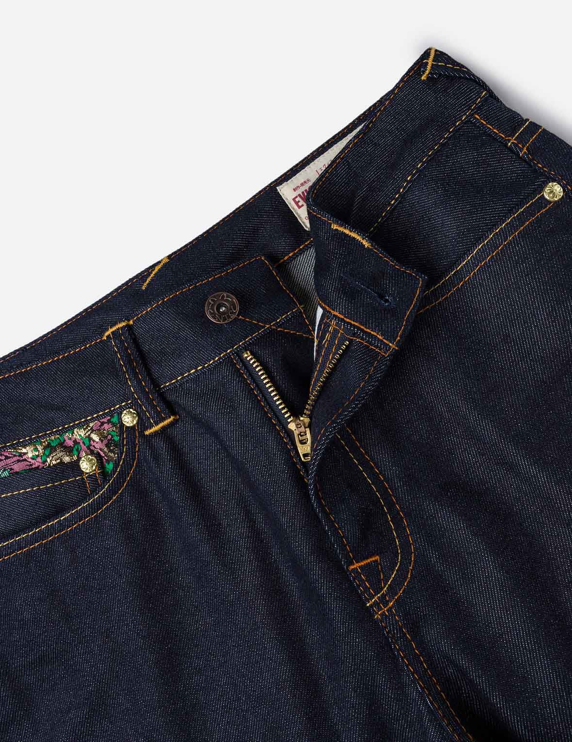 Brocade Daicock Straight Jeans