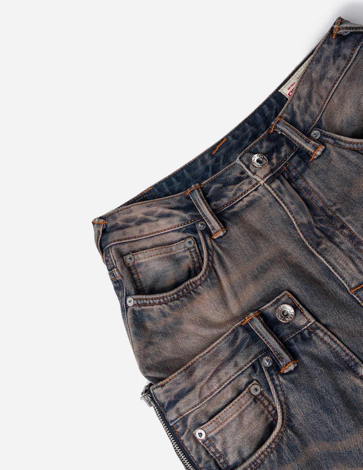 Double Waistband Jeans