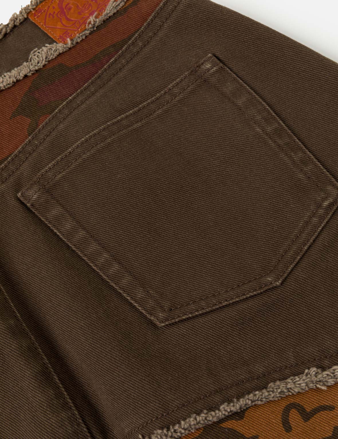 Ishigaki Camouflage Denim Skirt