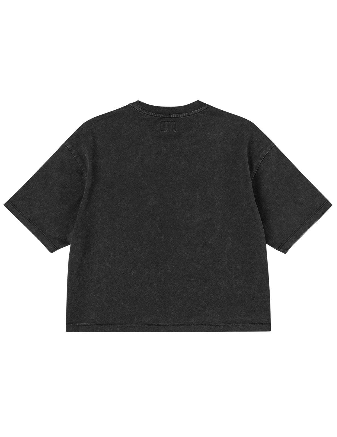 Devil-heart-shaped Seagull Emboss T-shirt