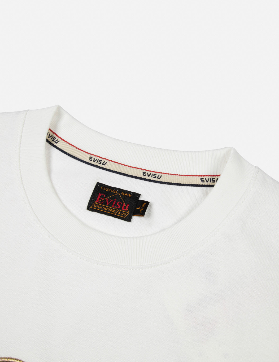 Seagull Brocade Appliqué Regular Fit Long-Sleeve T-shirt