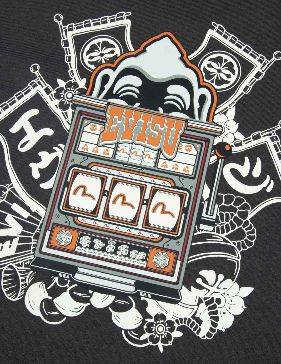 Godhead Slot Machine Print Loose Fit  Long-Sleeve T-Shirt