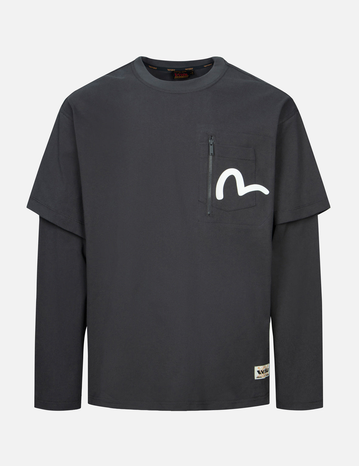 Godhead Slot Machine Print Loose Fit  Long-Sleeve T-Shirt