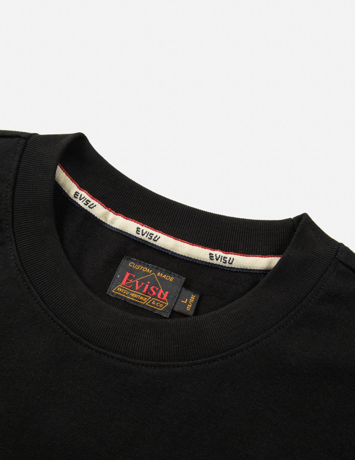 Sea God Print and Seagull Brocade Appliqué  Regular Fit T-shirt