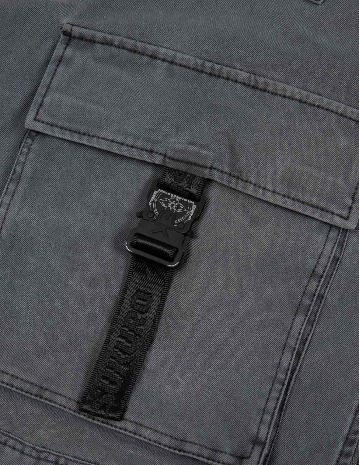Multi Pocket Oversized Cargo Jacket