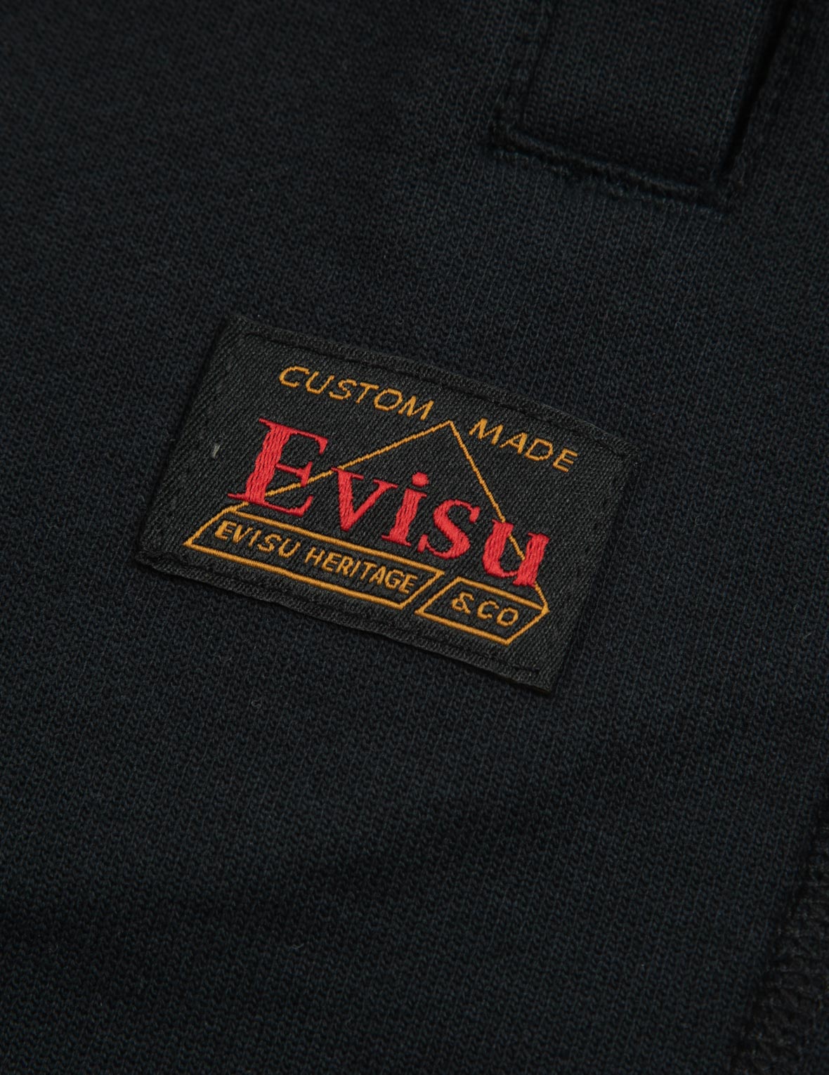 Eagle and Pine Tree Graphic Embroidery Sweat Shorts