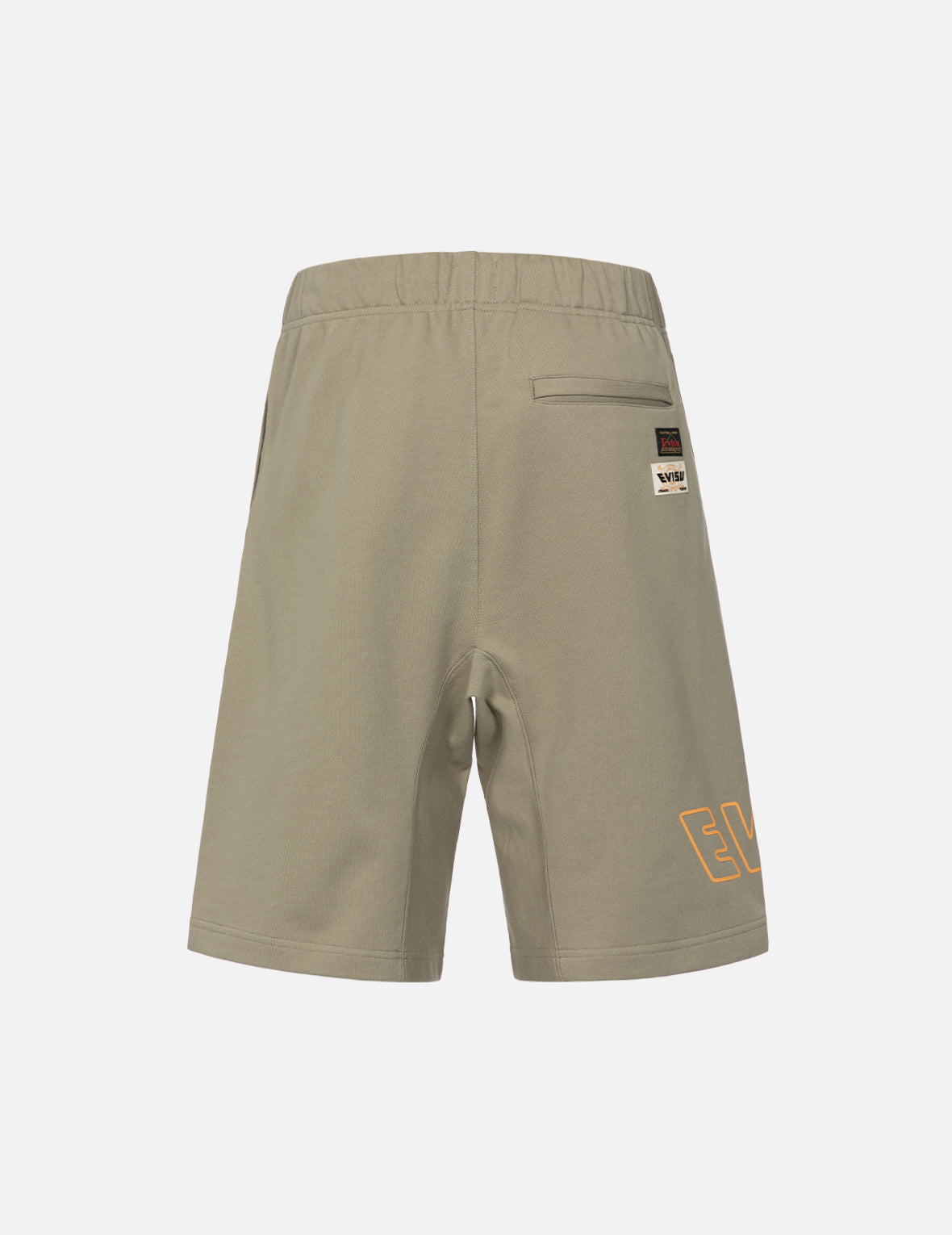 Logo Print and Kamon Embroidery Sweat Shorts
