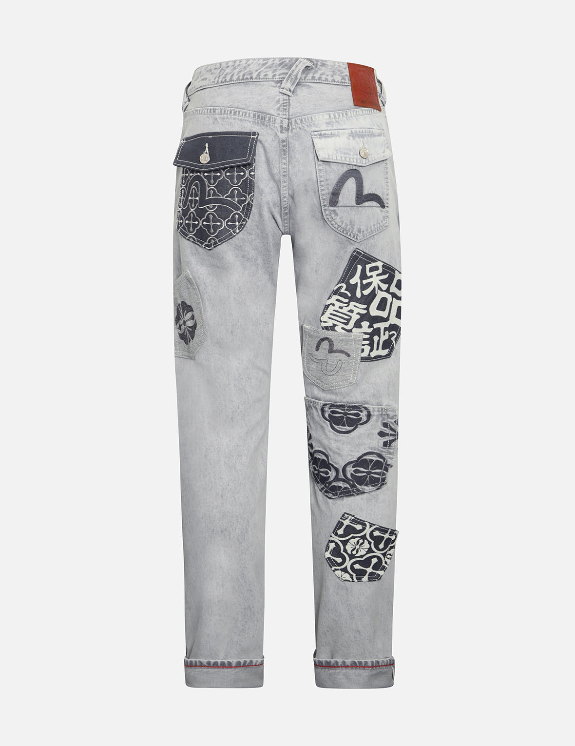 Multi-Pocket Taper Fit Denim Jeans #2017