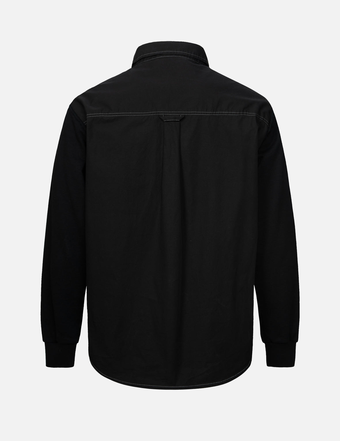 Contrast Stitching and Multi-Print Relax Fit Shirt