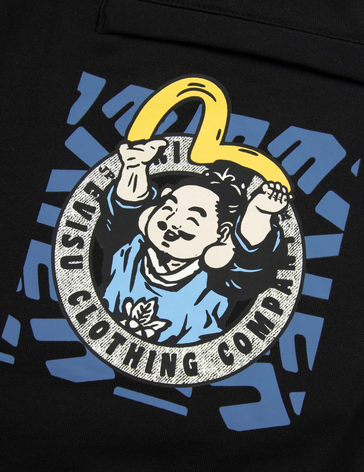 Playful Godhead Print Regular Fit Sweat Shorts