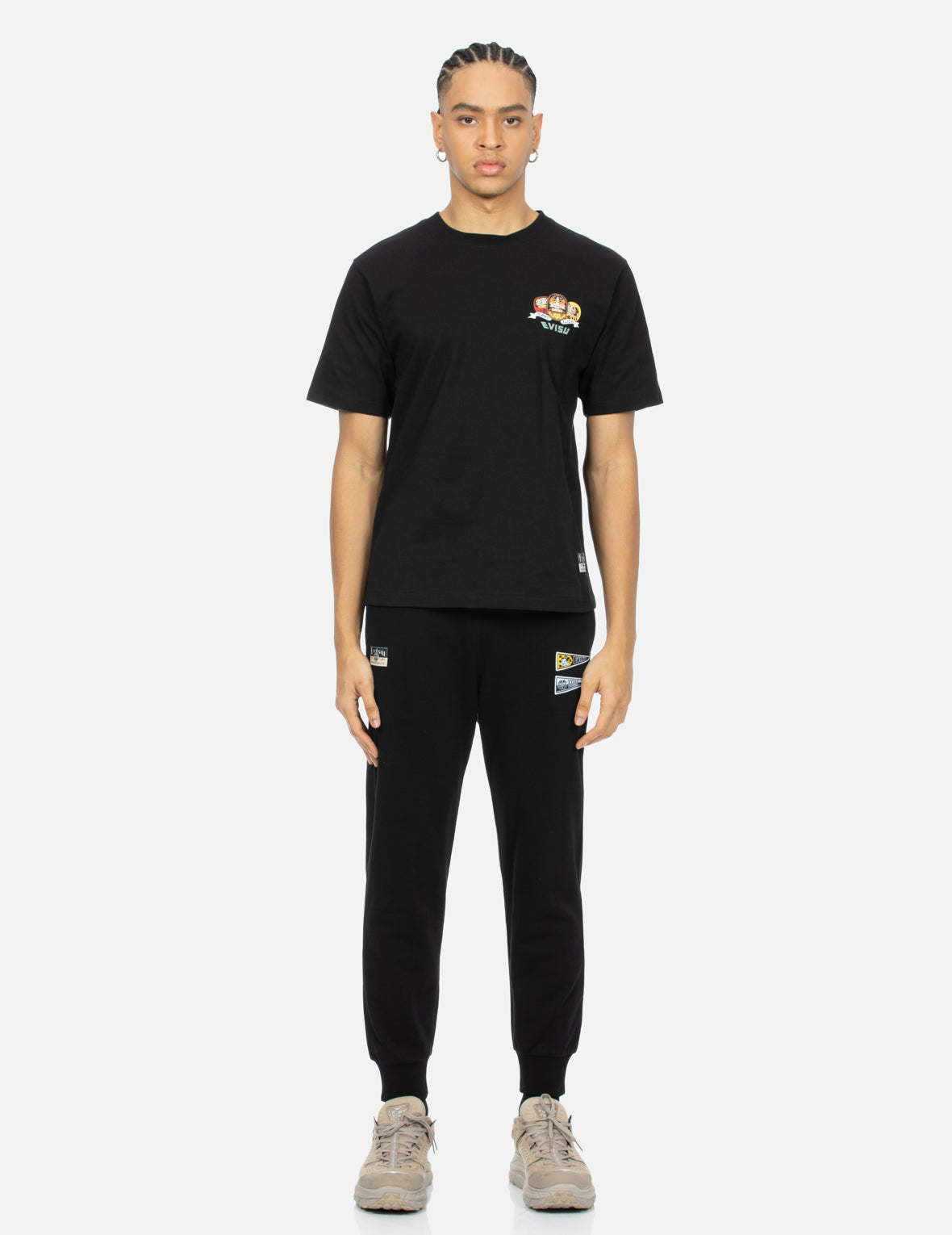 Playful Daruma Print Regular Fit T-shirt